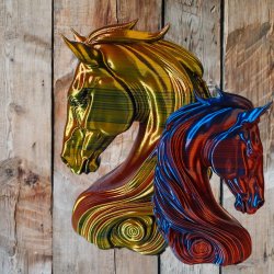 Hestehoved 3D-printet - Pynt og Bordd�kning