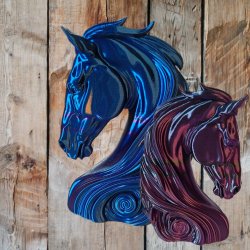 Hestehoved 3D-printet - Pynt og Bordd�kning