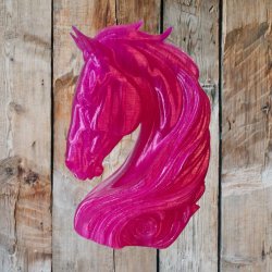 Hestehoved 3D-printet - Pynt og Bordd�kning