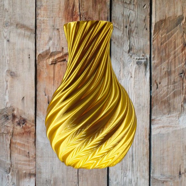 Spiral 3D-printet Vase - Smuk til p�skens buketter