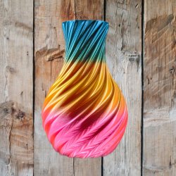 Spiral 3D-printet Vase - Smuk til p�skens buketter
