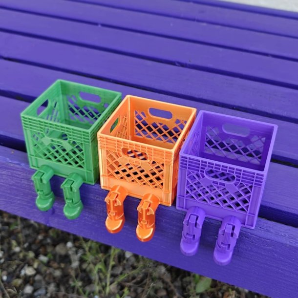 Sjov 3D kasse 6x6 cm - "Kalle Kasse" til de sm� ting