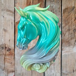 Hestehoved 3D-printet - Pynt og Bordd�kning