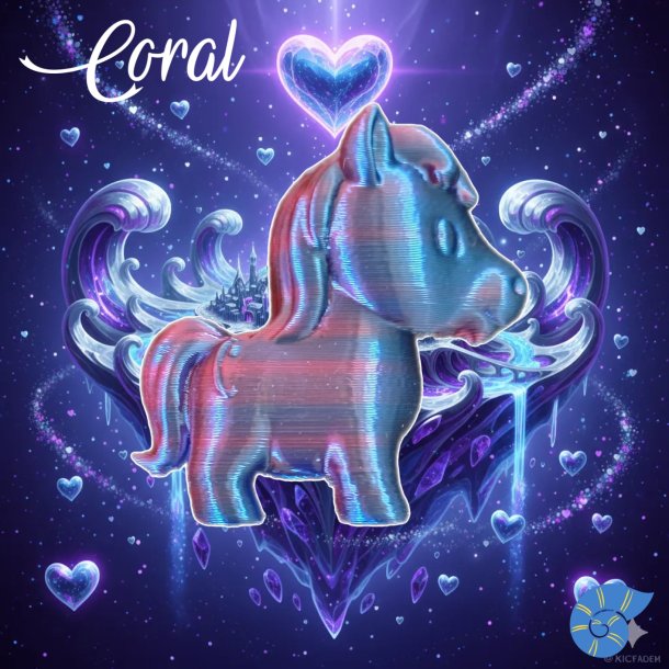 CORAL - havbundens lilla, r�de og bl�