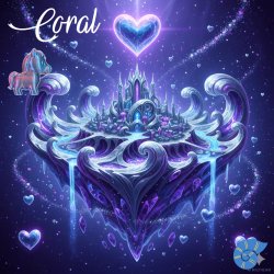 CORAL - havbundens lilla, r�de og bl�