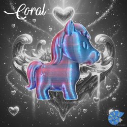 CORAL - havbundens lilla, r�de og bl�