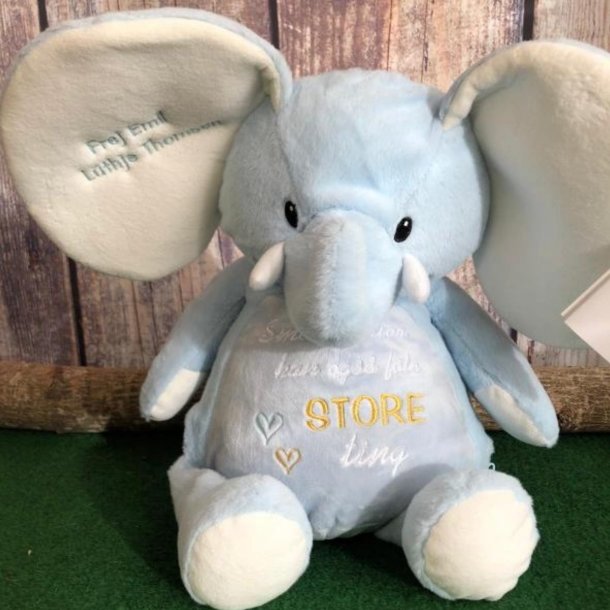 Elefant Bamse til Broderi - Lysebl�