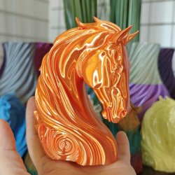 Hestehoved 3D-printet - Pynt og Bordd�kning