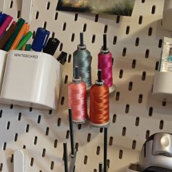 Smart 3D printet Tr�dholder til Hultavle(6 stk)