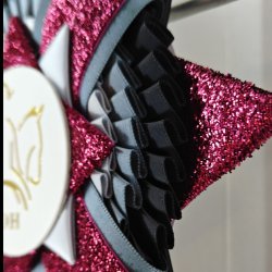 SCHOCKING PINK Glitter B�nd pr. m.