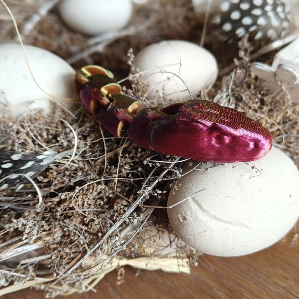 60 cm Leddelt 3D printet Slange