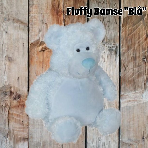 Bjrn med plys pels - Lysebl