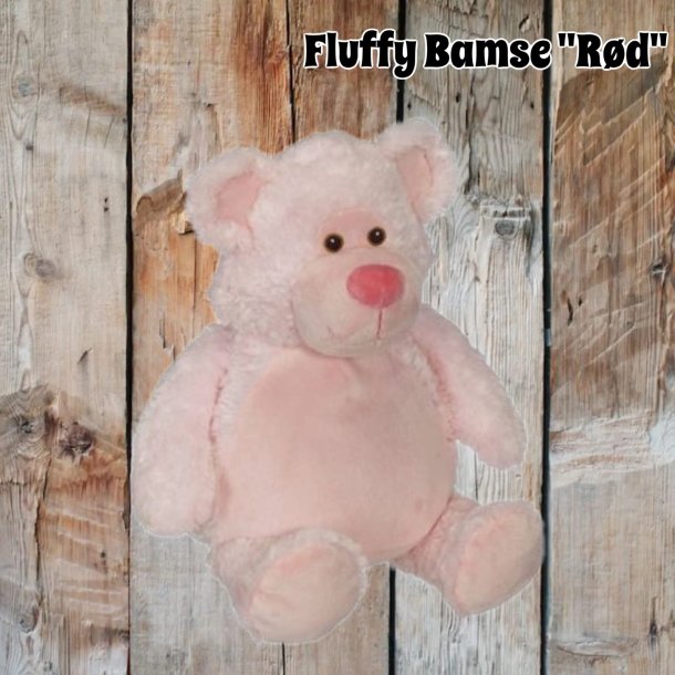 Bjrn med plys pels - Lyserd
