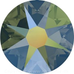 IRIDESCENT GREEN (Swarovski Xilion Rose 2058)