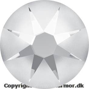 CRYSTAL PARTLY FROSTED (Swarovski Xirius Rose 2088)