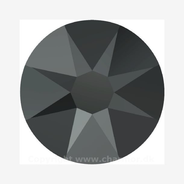 JET HEMATITE (Swarovski Xilion Rose 2058)