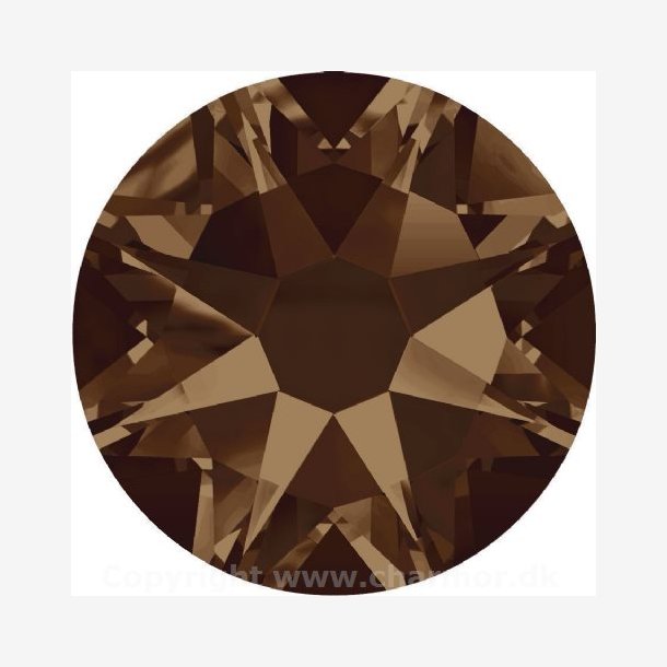 SMOKED TOPAZ Chaton (Preciosa Optima)