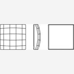 CRYSTAL (Swarovski Chessboard 2493)