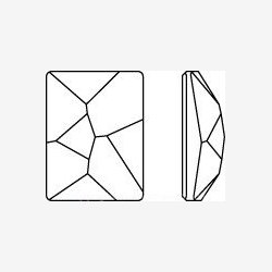 GOLDEN SHADOW (Swarovski Cosmic 2520)