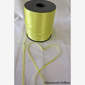 Neon Gul (3 mm) satinbnd 
