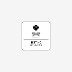 SAPPHIRE Chaton (Preciosa Optima)