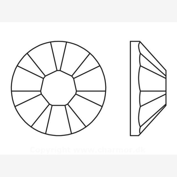 LIGHT TOPAZ (Swarovski Xilion Rose 2058)