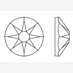 DARK MOSS GREEN (Swarovski Xirius Rose 2088)