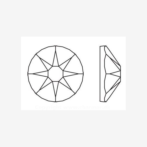 DARK MOSS GREEN (Swarovski Xirius Rose 2088)