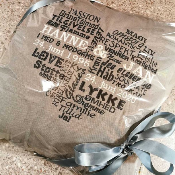 "Heart full of love" pude 